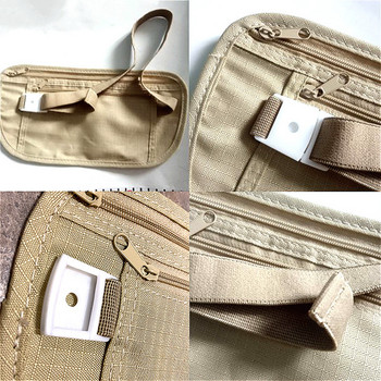Invisible Travel Waist Packs Τσάντα μέσης για Passport Money Belt Bag Κρυφό πορτοφόλι ασφαλείας Δώρα τσάντα μέσης τσάντα ζώνης Τσάντα τρεξίματος