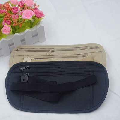 Невидими туристически пакети за кръста Чанта за колан за паспорт Скрит защитен портфейл Подаръци Чанта за колан Чанта за колан Чанта за бягане