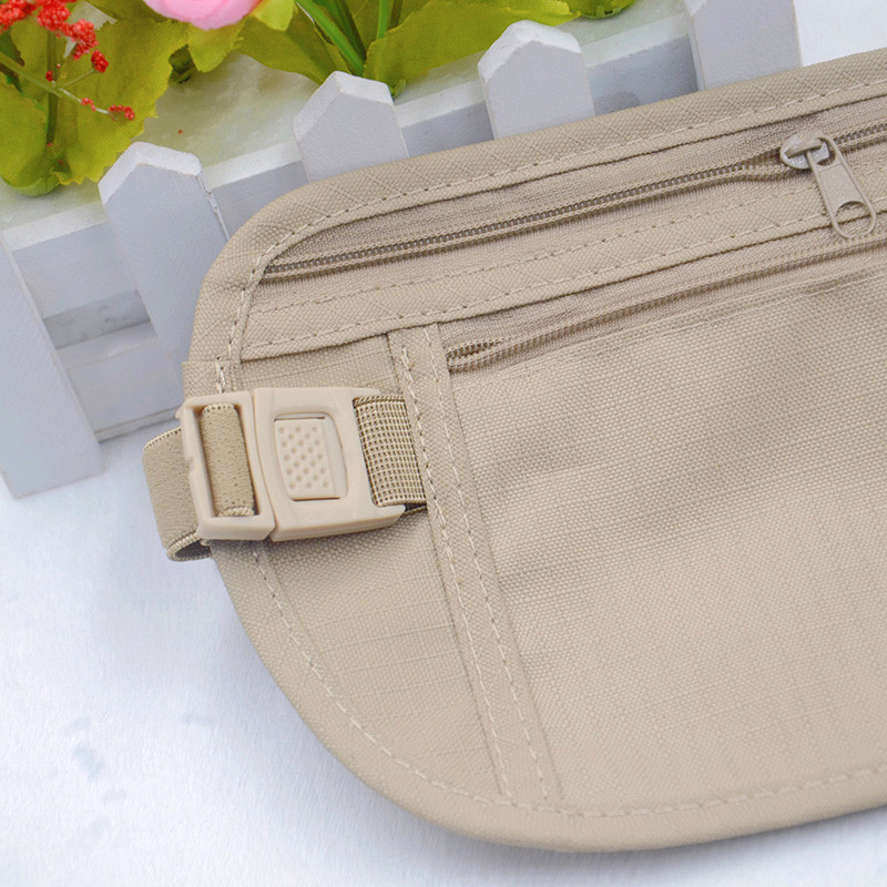 Nähtamatu reisivööpakend vöökott passiraha vöökoti jaoks Peidetud turvarahakott Kingitused vöökott vöökott jooksukott