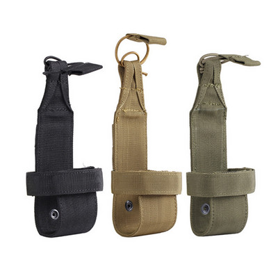 Тактически чанти Molle Bottle Bottle Holder Чанти Военни Армейски Къмпинг Туризъм Лов Столова Чайник Carrier Чанта за колан Преносими пакети