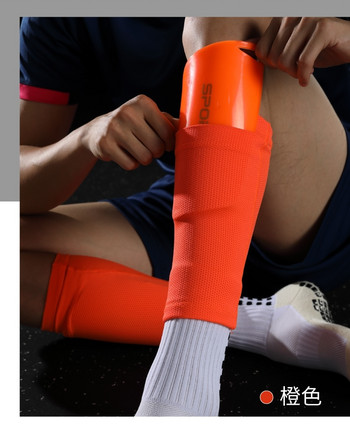 1 чифт футболни подложки за пищяли за деца Футболни подложки за пищяли Ръкави за крака Футболни подложки за пищяли Детски чорапи за опора на коляното