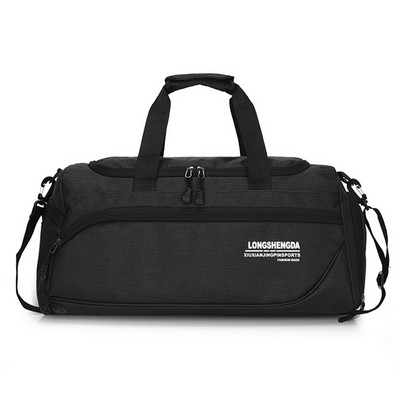 Száraz nedves elválasztó táskák Vízálló, nagy kapacitású fitnesz edzőtáska cipőrekesszel Kopásálló kültéri futballhoz