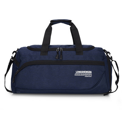 Száraz nedves elválasztó táskák Vízálló, nagy kapacitású fitnesz edzőtáska cipőrekesszel Kopásálló kültéri futballhoz