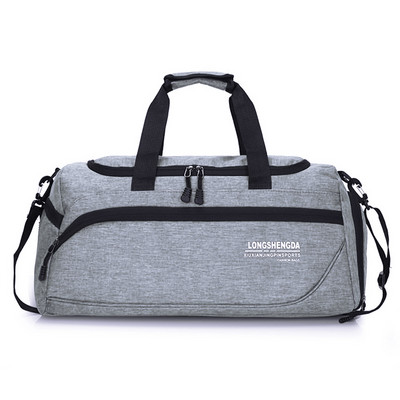 Száraz nedves elválasztó táskák Vízálló, nagy kapacitású fitnesz edzőtáska cipőrekesszel Kopásálló kültéri futballhoz