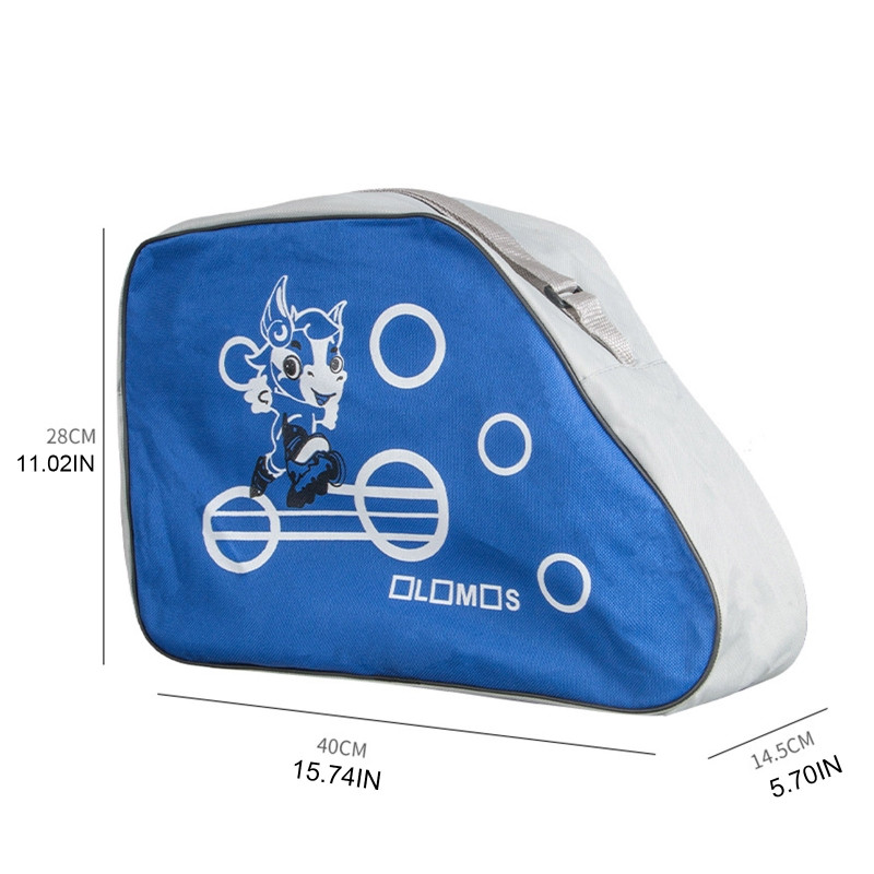 Kaasaskantav rulluiskude hoiukott Suure mahutavusega välispordirullide käekott