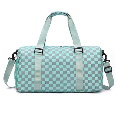 Genți Oxford pentru separare uscată umedă Geantă de antrenament în carouri de mare capacitate, multifuncțională, rezistentă la uzură pentru fotbal în aer liber