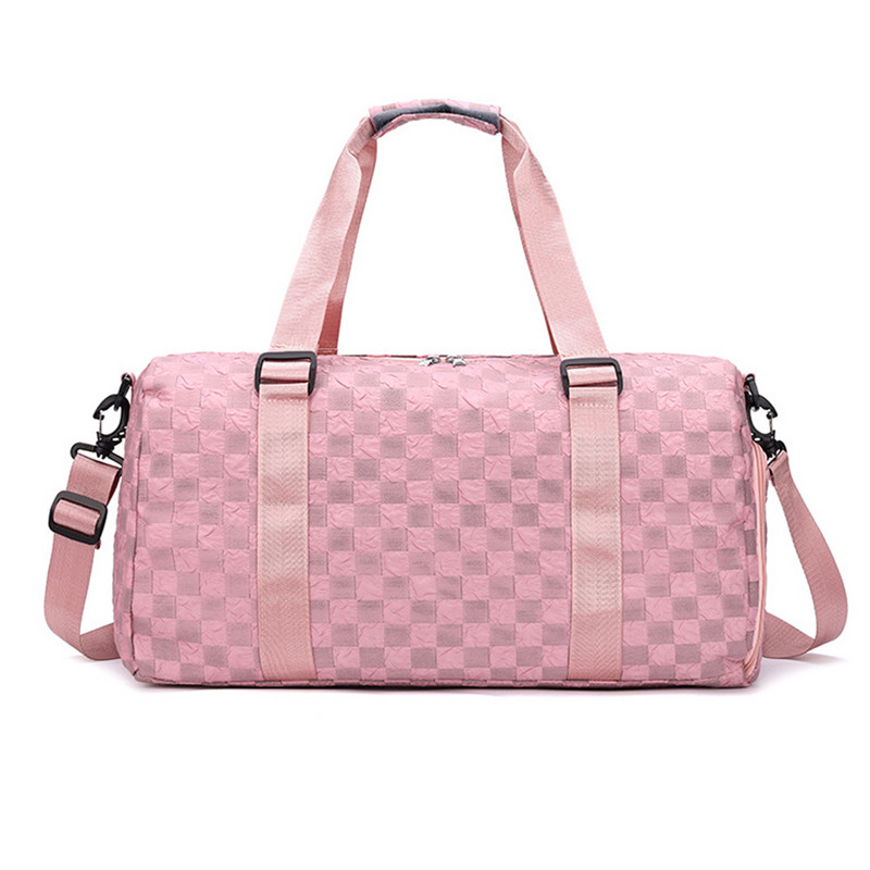 Genți Oxford pentru separare uscată umedă Geantă de antrenament în carouri de mare capacitate, multifuncțională, rezistentă la uzură pentru fotbal în aer liber