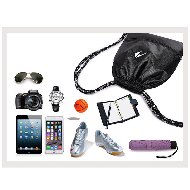 Hordozható futball hátizsák Masszív, nagy kapacitású kültéri húzózsinóros sporttáska edzőtermi táskákhoz Sport fitnesz utazási jógatáskák