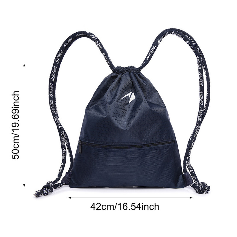 Hordozható futball hátizsák Masszív, nagy kapacitású kültéri húzózsinóros sporttáska edzőtermi táskákhoz Sport fitnesz utazási jógatáskák