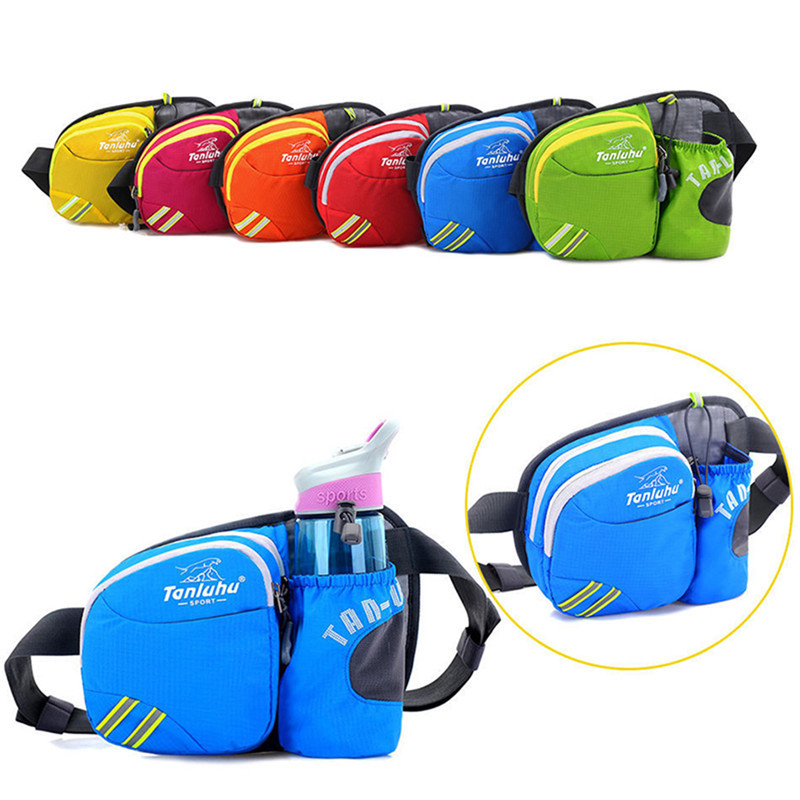 Futótáska Maraton derékcsomag férfi női szabadtéri sport túrázás kerékpározás telefon Fanny Pack edzőterem fitnesz vizespalack övtáska