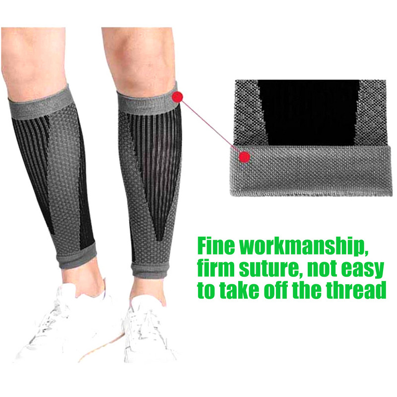 1 pereche de mâneci pentru picior, protector pentru tibie fotbal fotbal anti-coliziune mâneci pentru picior compresie ciclism alergare încălzitoare pentru picioare