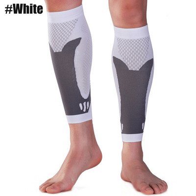 1 Paar Sport sääre kompressioonvarrukad Elastne hingav jalakate meestele Naised Jalgrattasõit Korvpall Jalgpall Jooksmine Võrkpall