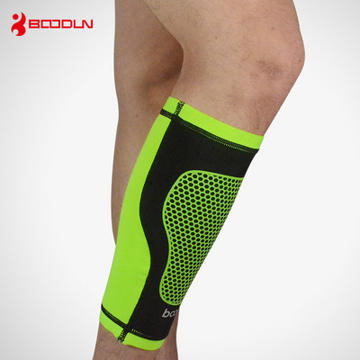 1 БР. Професионални Мъже Жени Shin Guard Футбол Футбол Shin Pads Компресионни еластични противоплъзгащи Shinpads Shin Sleeve Protector