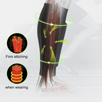 1 ΤΕΜ μανίκια συμπίεσης γάμπας, κάλτσες συμπίεσης χωρίς πόδια χωρίς πόδια, νάρθηκες κνήμης, θεραπεία κιρσών για ανακούφιση από τον πόνο στα πόδια