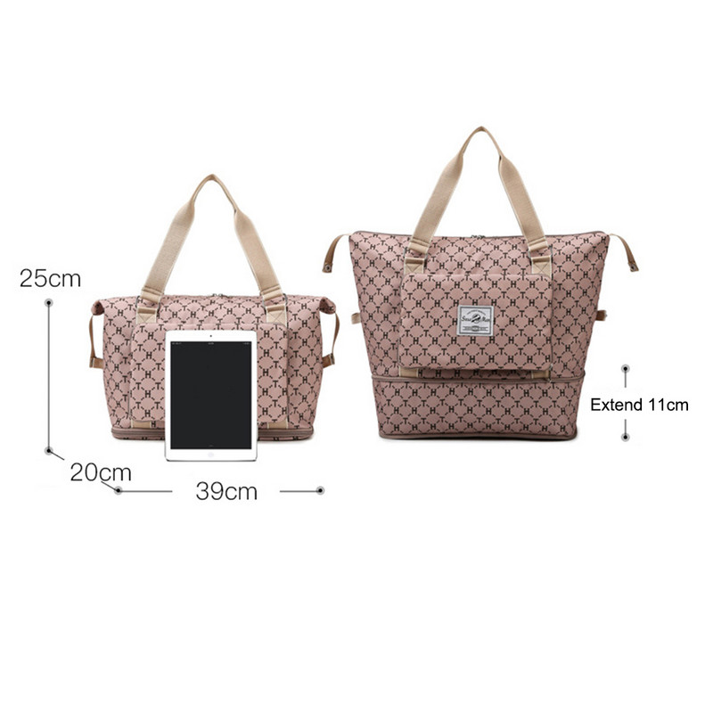 Fitness edzőtáska nagy kapacitású sporttáska, összecsukható nedves száraz elválasztó vízálló többfunkciós úszáshoz, túrázáshoz kempingezéshez