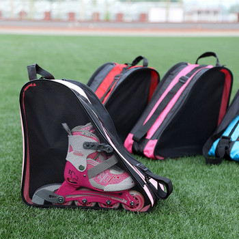 Преносими детски ролкови кънки Удебелена раница с едно/двойно рамо Спортна чанта за съхранение на открито Колекция от обувки Издръжлива