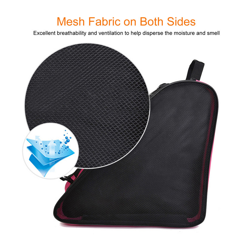 Kaasaskantavad laste rulluisud, paksendatud ühe/kahe õlaga seljakott välispordi hoiustamiskottide jalatsite kollektsioon Vastupidav