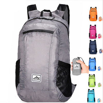 10L-20L Könnyű hordozható összecsukható vízálló hátizsák Összecsukható táska Ultrakönnyű kültéri csomag nőknek Férfi Utazás Túrázás