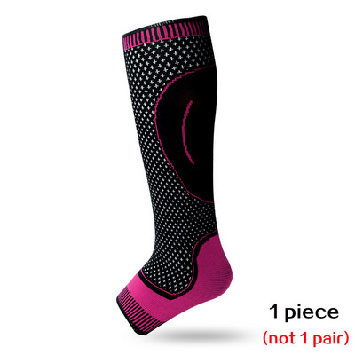 Sport sääre pahkluu survevarrukad toetavad avatud varvastega sukad sääre jala sokid korvpallile Jooksjalgpallile Jalgrattasõidule Unisex