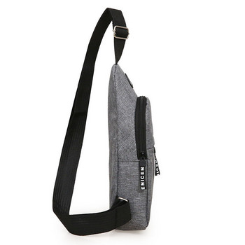 Мъжки чанти за гърди Ежедневни малки къси чанти за кръст Пътни чанти Водоустойчиви чанти през рамо през рамо Найлонови чанти