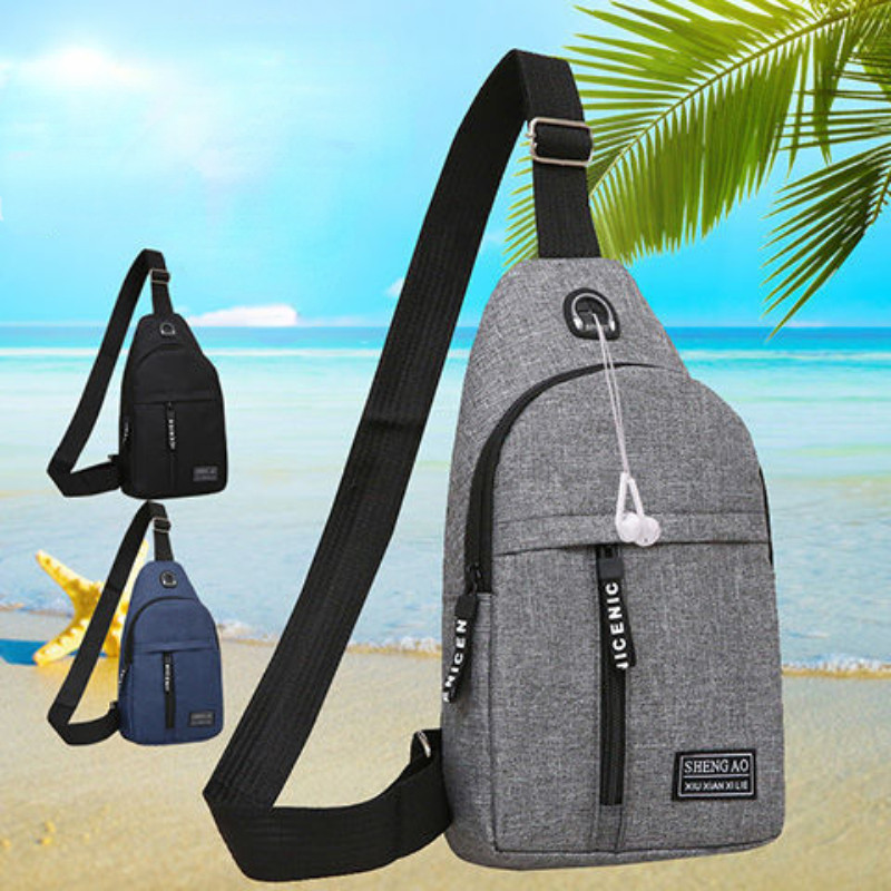 Meeste rinnakotid vabaaja väikesed lühikese reisi vöökotid reisikotid veekindlad õlakotid nailonkotid