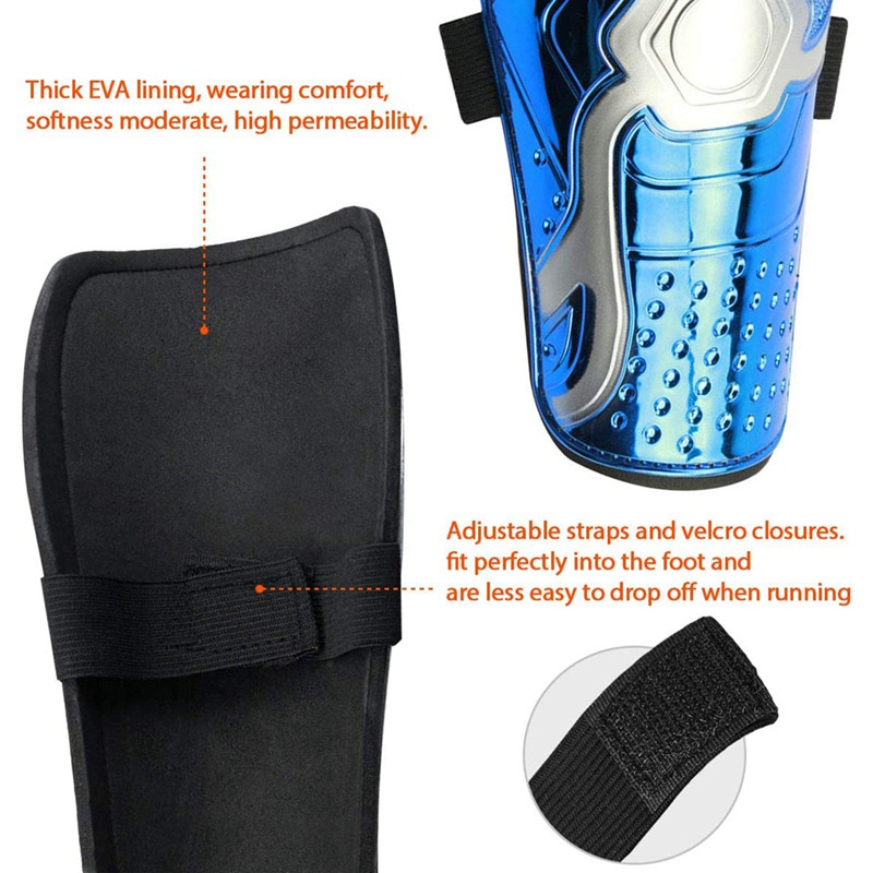 Gyerek sípcsontvédők, lélegző foci lábszárvédők, borjúvédő futballfelszerelések 6-12 éves tinik számára