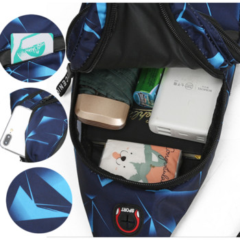 Мъже, жени, чанта за ракла против кражба, чанти през рамо, пакет за кръстосано тяло, училищни чанти за къси пътувания, прашки, мъжки спортни чанти на открито