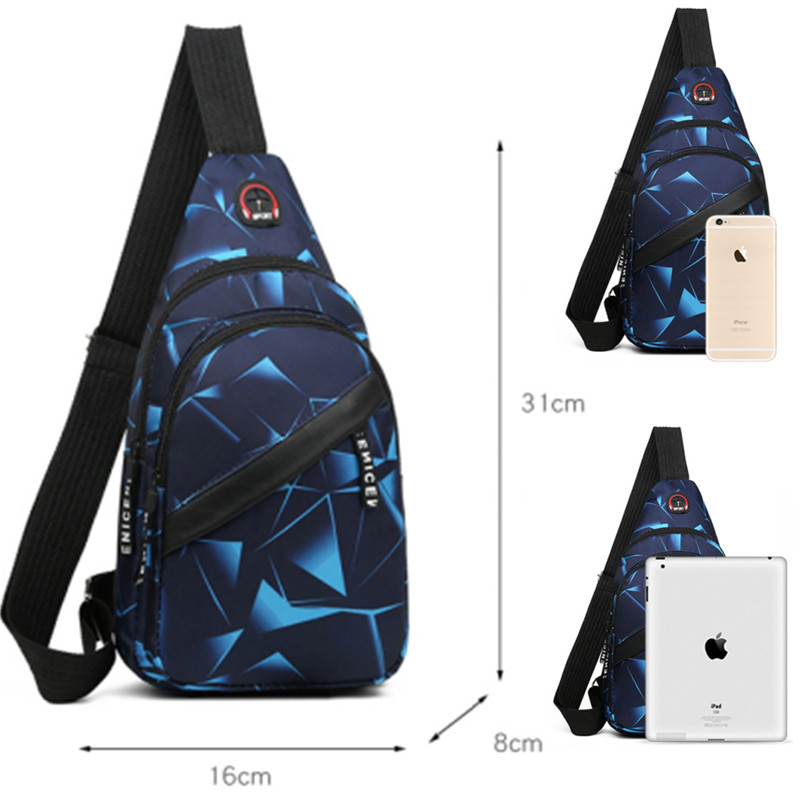 Mehed Naised Vargusvastane Rinnakott Õlakotid Crossbody pakett Kooli lühireisi Sõnumikandjad Kotid Meeste välispordi tropid