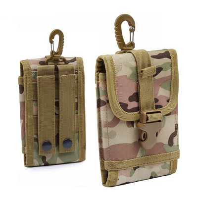 Тактическа чанта за кръста военна Molle Waist Fanny Pack, мобилен телефон Pouch Army EDC Gear Phone Waist Pack