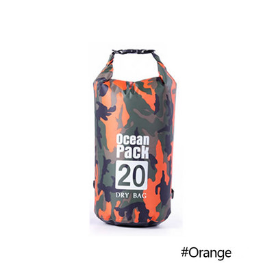 2/5/10/20/30 l nardymo krepšys vandeniui atsparus kamufliažinis plaukimo krepšys paplūdimio plaukimo plaustais krepšys lauko plaukiojimui baidarėmis Kelionių laikymo sausas krepšys