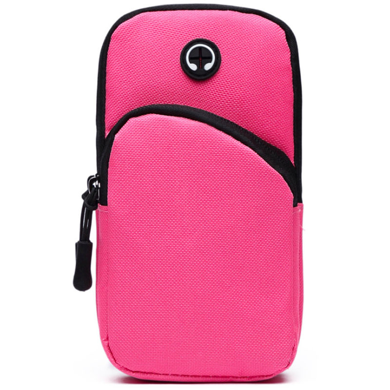 1 tk veekindel meeste naiste jõusaali spordikäekott Jooksmine mobiiltelefoni hoidja Tõmblukuga rihmakott 5–6,5 tolli jaoks