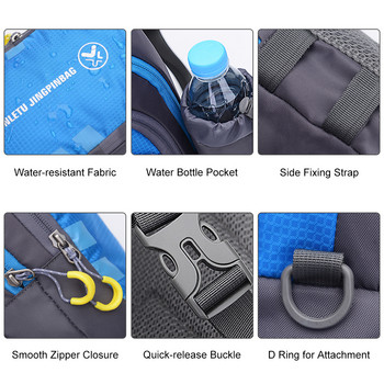 Водоустойчива спортна чанта за мъже, жени, слинг раница, чанта за през рамо, чанта за през рамо, спортна раница за пътуване, фитнес