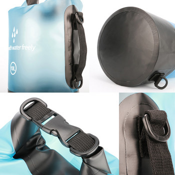 Υπαίθριος ξηρός σάκος Πλωτή αδιάβροχη τσάντα 2L/5L/10L/20L για βαρκάδα καγιάκ Πεζοπορία Snowboarding Κάμπινγκ Rafting Ψάρεμα