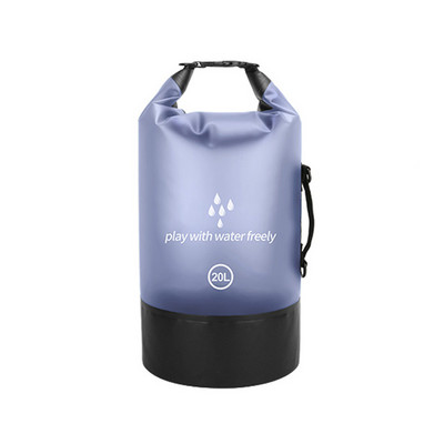 Lauko sausas maišas, plūduriuojantis, vandeniui atsparus krepšys 2L/5L/10L/20L, skirtas plaukiojimui baidarėmis, žygiams snieglenčių sportu, kempingui, žvejybai plaustais