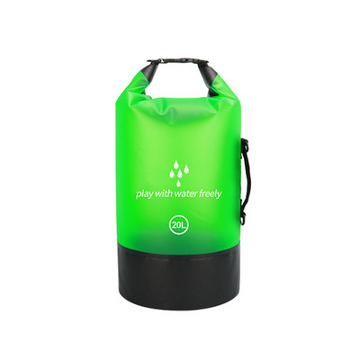 Lauko sausas maišas, plūduriuojantis, vandeniui atsparus krepšys 2L/5L/10L/20L, skirtas plaukiojimui baidarėmis, žygiams snieglenčių sportu, kempingui, žvejybai plaustais