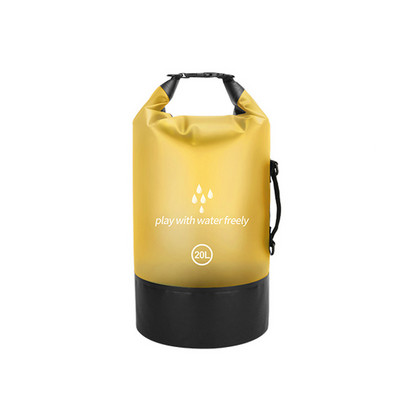 Lauko sausas maišas, plūduriuojantis, vandeniui atsparus krepšys 2L/5L/10L/20L, skirtas plaukiojimui baidarėmis, žygiams snieglenčių sportu, kempingui, žvejybai plaustais