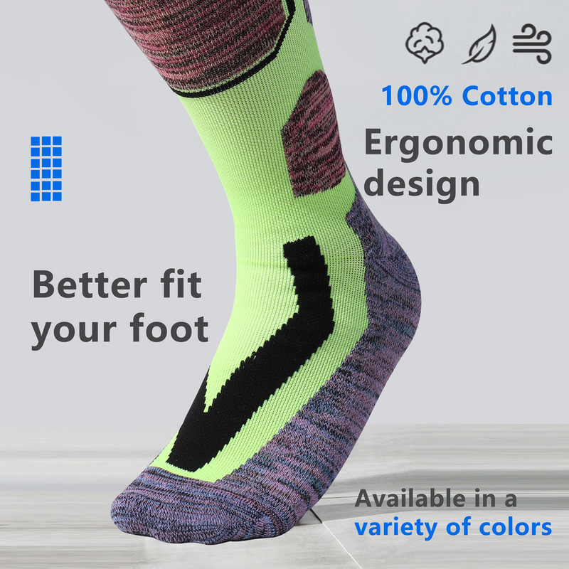 Talvised suusasokid meestele Naistele Külma ilmaga sokid Soojad ja hingavad talvespordiks Lumelauaga sõitmiseks Suusatamiseks mägironimiseks Matkamiseks