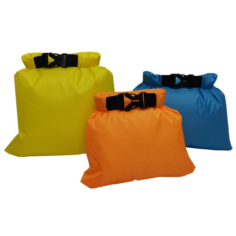 3 vnt Neperšlampamas sausas krepšys 3,5 / 2,5 / 1,5 l pakuotės maišas, skirtas plaukioti plaustais ir baidarėmis upe plaukioti plaukioti baidarėmis