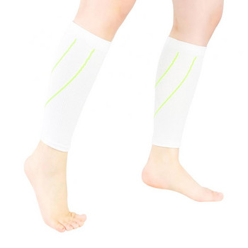1 ζευγάρι Αθλητικό τρέξιμο ποδηλασίας Unisex Κάλτσες με μανίκια συμπίεσης με προστασία ποδιών γάμπας
