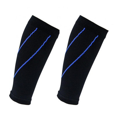 1 paar Sport Running Cycling Unisex säärejala kaitsega kompressioonsokid