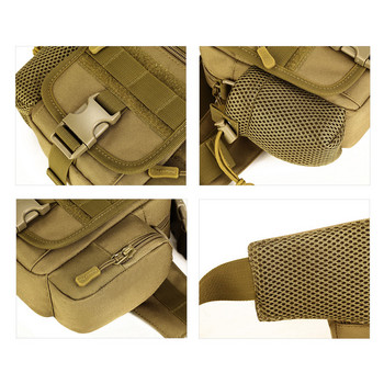 SINAIRSOFT Външна вертикална тактическа чанта за кръст Мъжки многофункционални чанти за езда Пътна езда Водна чанта Подходяща за спортен лов