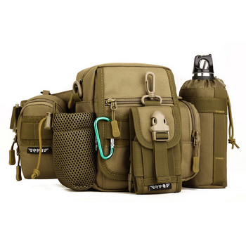 SINAIRSOFT Outdoor Vertical Tactical Waist Bag Ανδρικές τσάντες αγγελιοφόρων πολλαπλών χρήσεων Ταξιδιωτική τσάντα νερού ιππασίας Fit Sports Hunting