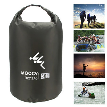 5L/20L/50L Αδιάβροχη τσάντα εξωτερικού χώρου Roll Top Sack Rafting Βαρκάδα Κολύμβηση Καγιάκ Dry Organizer Τσάντα αποθήκευσης ψαρέματος παραλίας