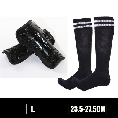 Copii adulți Fotbal Tibie + Seturi de șosete Sport Fotbal Protecție pentru viței Protecție anti-coliziune Compresie ShinGuards Logo personalizat