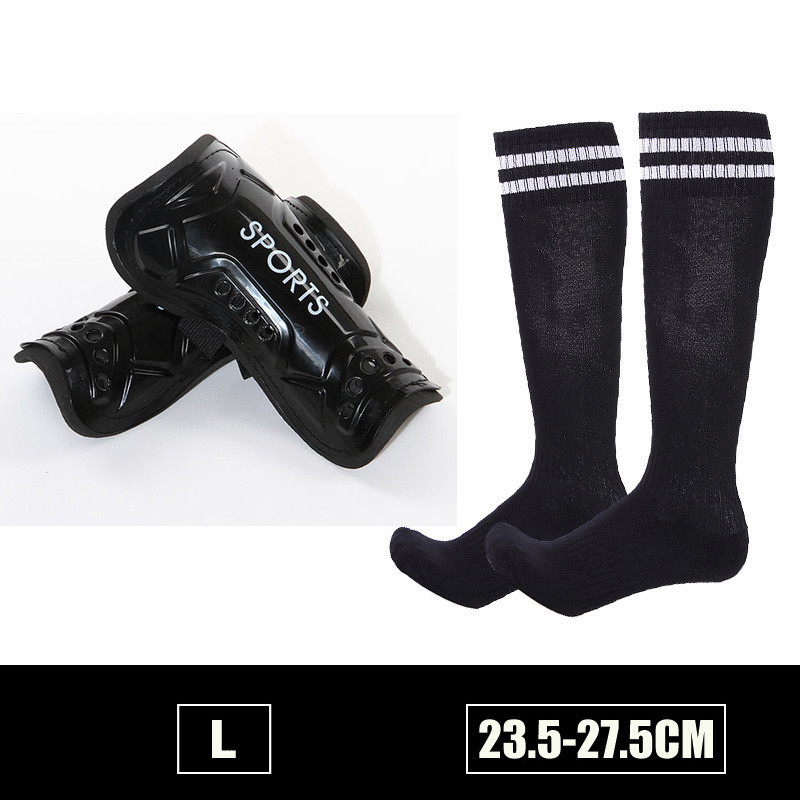 Copii adulți Fotbal Tibie + Seturi de șosete Sport Fotbal Protecție pentru viței Protecție anti-coliziune Compresie ShinGuards Logo personalizat