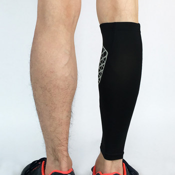 1 чифт Компресионна защита за прасеца Футбол Жени Мъже Баскетбол Ръкави за крака Бягане Колоездене Фитнес Нагреватели за крака Персонализирано лого