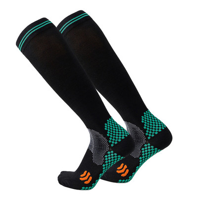 Jalgrattaspordi sokid sukad Kompressioon Footabll Sport põetavad sukad ennetavad veenilaiendeid Sokid sobivad ragbi sokkide jaoks