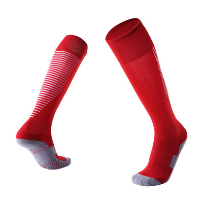 Șosete fotbal Adulți Copii Respirabili Îngroșați Sport Absorbant transpirația Sport Genunchi înalt Prosop Fotbal Ciorapi lungi anti-alunecare