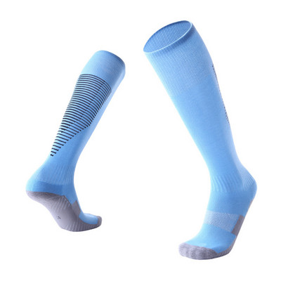Șosete fotbal Adulți Copii Respirabili Îngroșați Sport Absorbant transpirația Sport Genunchi înalt Prosop Fotbal Ciorapi lungi anti-alunecare