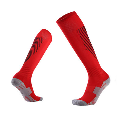 Șosete fotbal Adulți Copii Respirabili Îngroșați Sport Absorbant transpirația Sport Genunchi înalt Prosop Fotbal Ciorapi lungi anti-alunecare